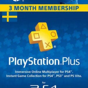 Buy Playstation Plus - 3 Month Subscription (Sweden) online