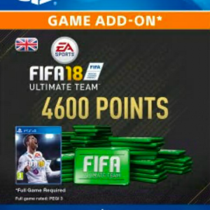 Buy 4600 FIFA 18 Points PS4 PSN Code - UK account online