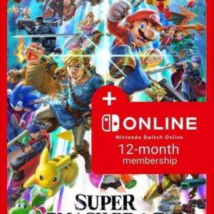 Buy Super Smash Bros. Ultimate + 12 Month Membership Switch (EU & UK) online