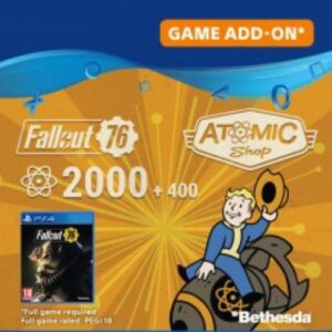 Buy Fallout 76 - 2400 Atoms PS4 online