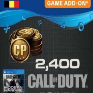 Buy Call of Duty Modern Warfare 2400 Points PS4 (Belgium) online