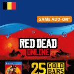 Buy Red Dead Online - 25 Gold Bars PS4 (Belgium) online