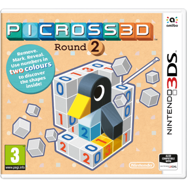 Buy Picross 3D: Round 2 3DS - Game Code (EU & UK) online