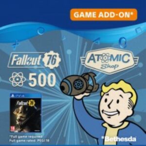 Buy Fallout 76 - 500 Atoms PS4 online