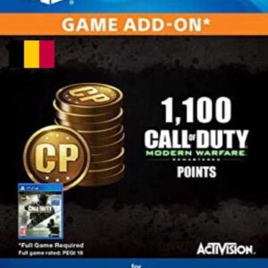 Buy Call of Duty Modern Warfare - 1100 Points PS4 (Belgium) online