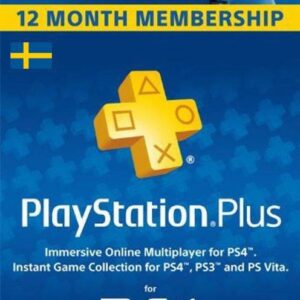 Buy Playstation Plus - 12 Month Subscription (Sweden) online