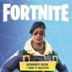 Buy Fortnite Bomber Skin + 500 V-Bucks PS4 online