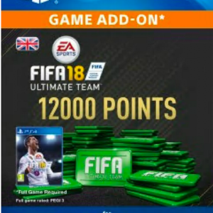 Buy 12000 FIFA 18 Points PS4 PSN Code - UK account online