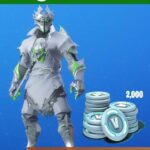 Buy Fortnite: Legendary Rogue Spider Knight Outfit + 2000 V-Bucks Bundle Xbox One online