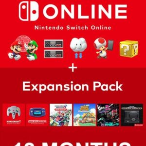 Buy NINTENDO SWITCH ONLINE 12 MONTH MEMBERSHIP PLUS EXPANSION PACK SWITCH (Europe & UK) online