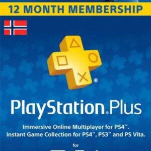 Buy Playstation Plus - 12 Month Subscription (Norway) online